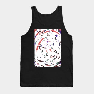 Chaotic circle of colours Tank Top
